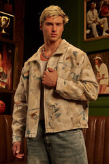 5155 - Abstract tapestry Jacket