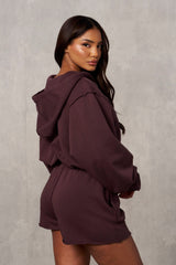 W548 Rebel Crop Zip up Hoodie